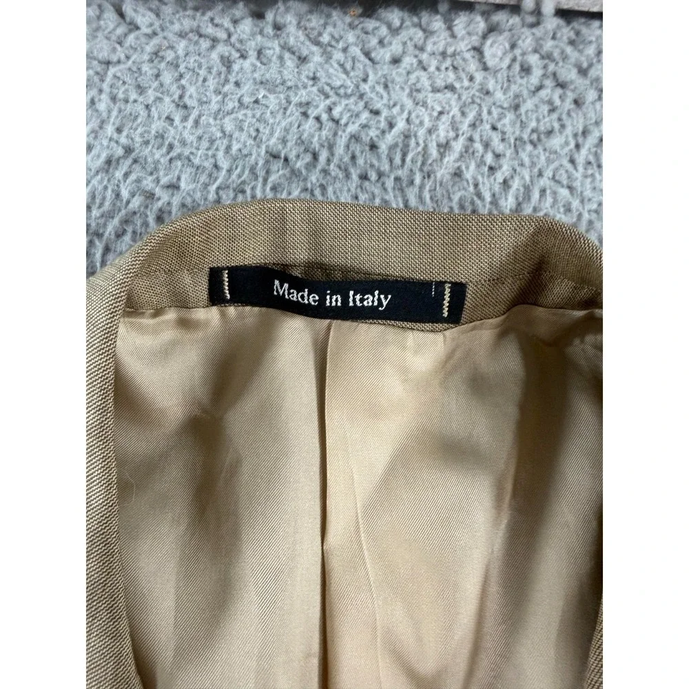 Alfred Dunhill Suit Men's Beige Wool 2 Button Quiet‎ Luxury Made In Italy